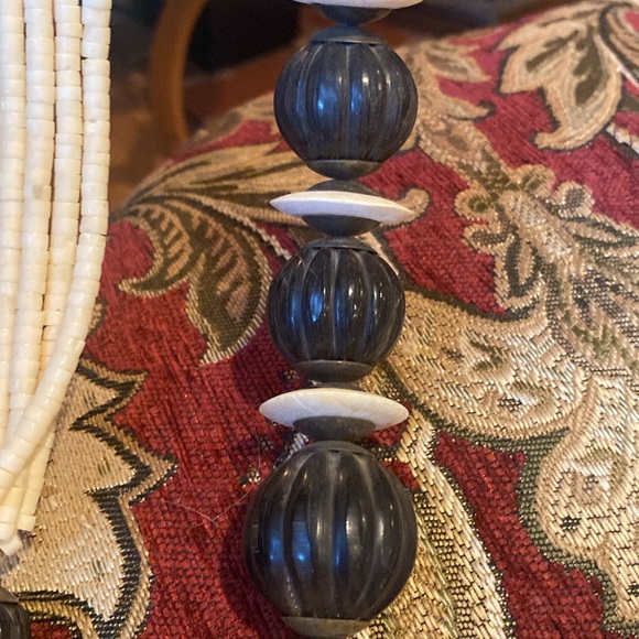 Bone Necklace African Jewelry Ethnic Bohemian Tribal Natural Stone Statement(DD) - Picture 7 of 10